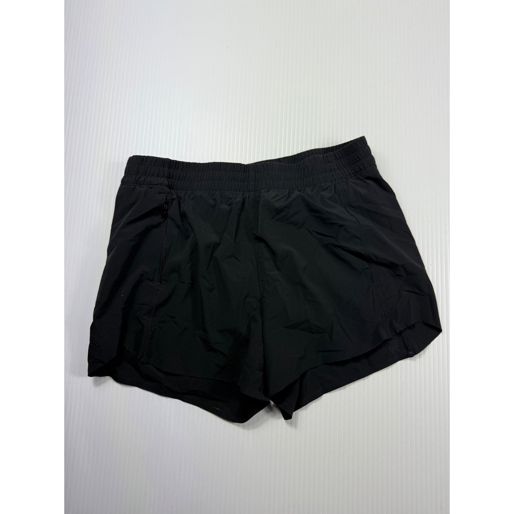 Athleta Girl Running Shorts Heart The‎ Hustle 2.5" Black Athletic XL/12